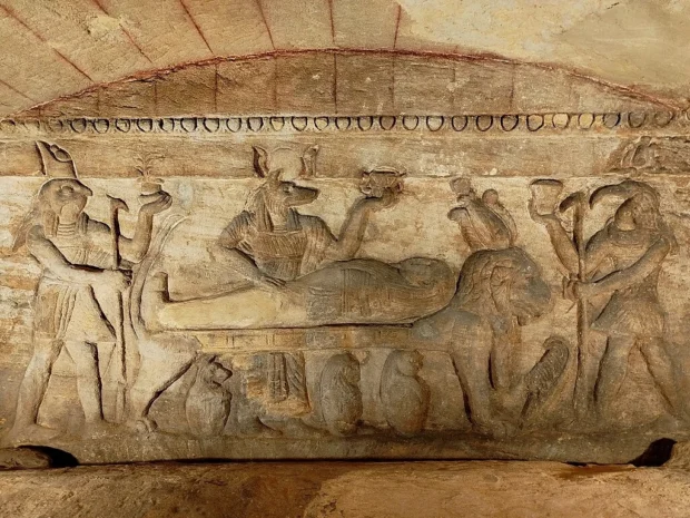 Alexandria, Egypt, Kom El Shoqafa Catacombs .Catacombs of Kom al Shugafa