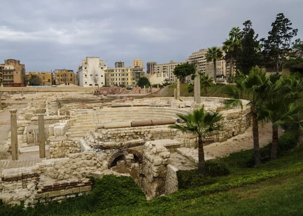Alexandria, Egypt, Roman Amphitheatre Roman Theater-2