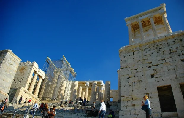 Athens, Greece, Acropolis Entrance The entrance to the Acropolis of Athens, Greece - panoramio