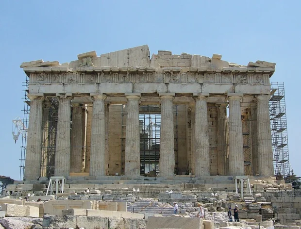 Athens, Greece, Parthenon Restoration Parthenon-uncorrected