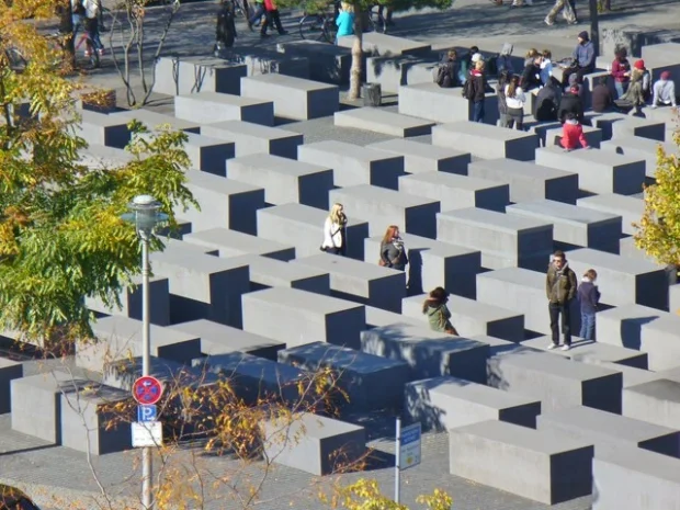 Berlin, Germany, Holocaust Memorial Berlin - Holocaust-Mahnmal (Holocaust Memorial) - geo.hlipp.de - 42621