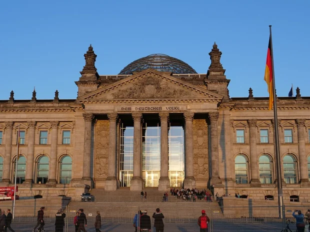 Entrance of the Reichstag building 2