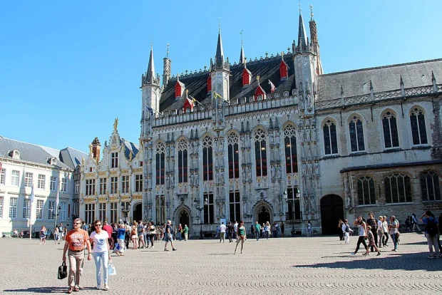 Bruges, Belgium, Bruges City Hall 0 Bruges - Hôtel de ville - Place du Bourg (1)