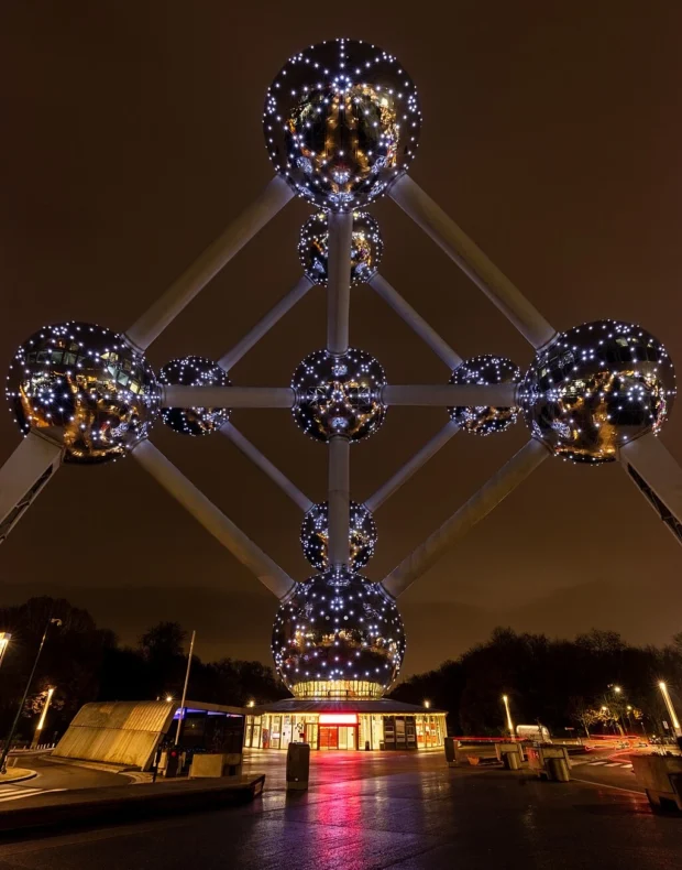 Brussels, Belgium, Atomium Brussels Atomium, Bruselas, Bélgica, 2021-12-15, DD 160-162 HDR