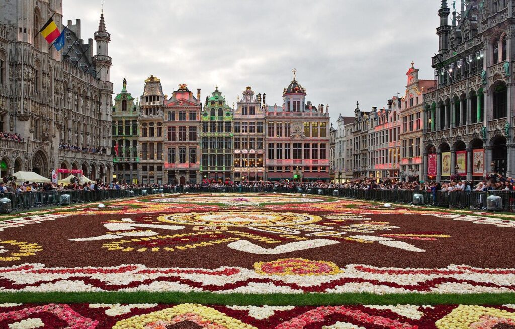 2018 flower carpet at Grand Place, Brussels (DSCF6849)
