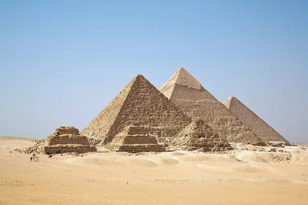 Cairo, Egypt, Pyramids Of Giza All Gizah Pyramids
