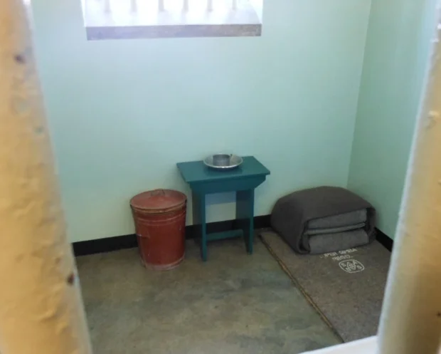 Cape Town, South Africa, Robben Island Prison Cell Mandela's Cell (5997920824)