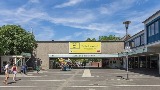 Lennéplatz Köln mit Eingangsbereich Kölner Zoo-4065