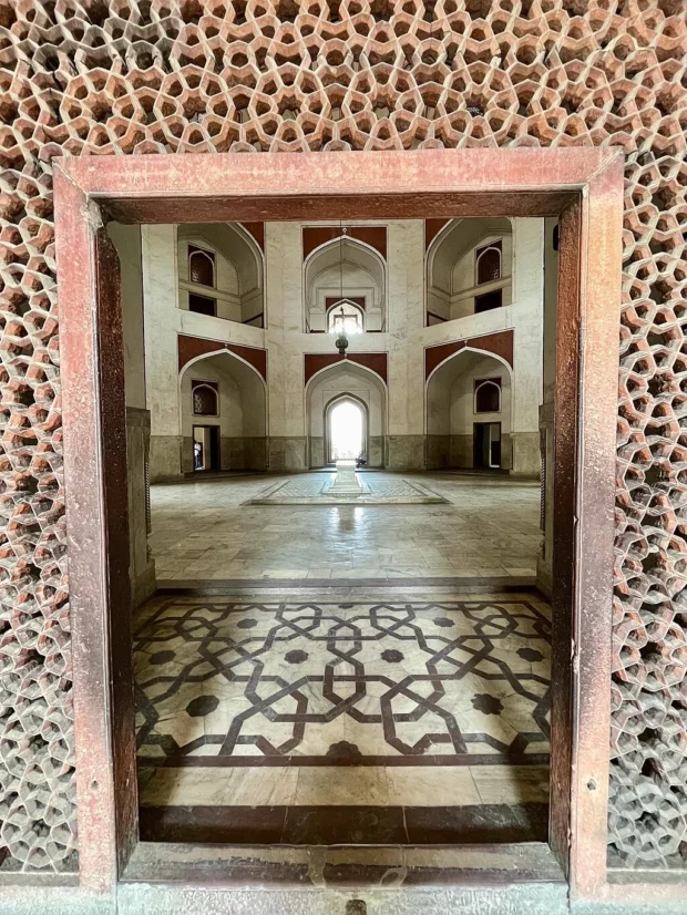 Geometric Window and Chamber at Humayun’s Tomb