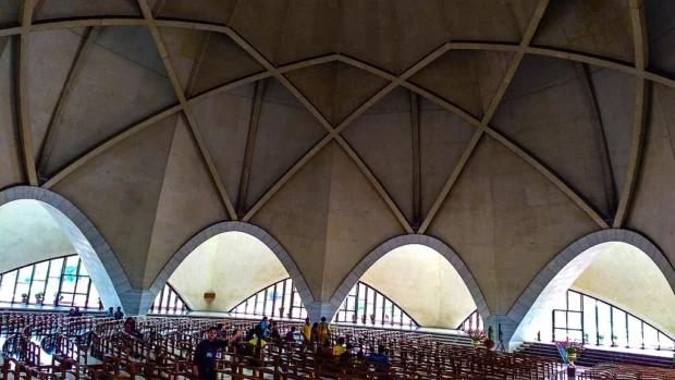 Delhi, India, Lotus Temple Interior Lotus Temple 01