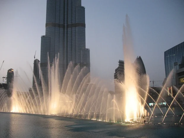 Dubai, United Arab Emirates, Burj Khalifa Fountain Dubai Fountain 7
