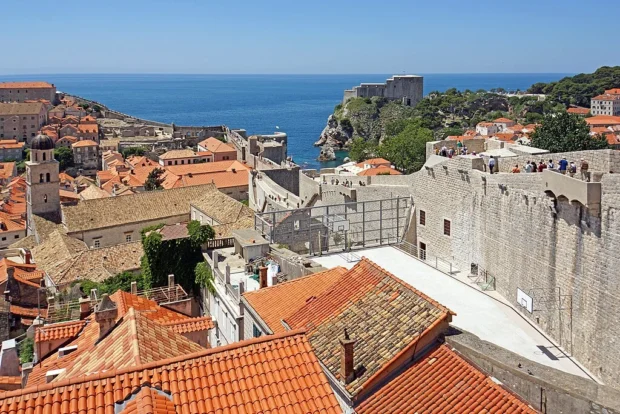 Dubrovnik, Croatia, Dubrovnik City Walls Towers Croatia-01816 - Tower View (10090906843)