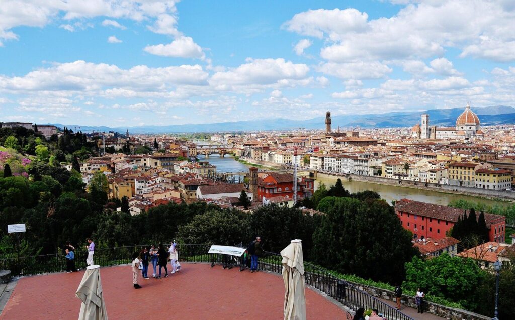Firenze Piazzale Michelangelo Vista su Firenze 05