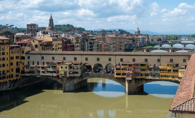 Florence, Italy, Ponte Vecchio Shops Ponte Vecchio - 54151349270