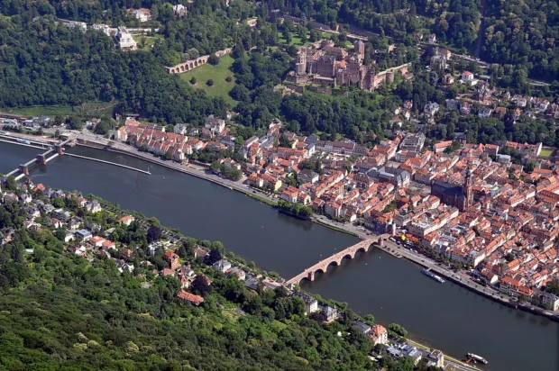 Heidelberg Altstadt Luftbild