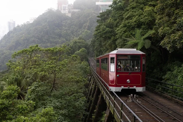 Hong Kong, China, Peak Tram Hong Kong Farewell Hong Kong 5th gen Peak Tram (51282281127)