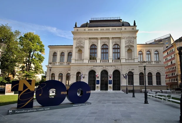 Ljubljana, Slovenia, National Gallery Lublaň, Národní galerie 1