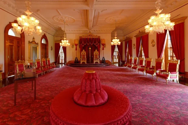 London, United Kingdom, Buckingham Palace Throne Room Throne Room, Iolani Palace (9487423151)