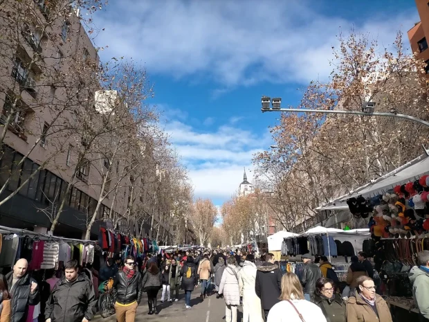 Madrid, Spain, El Rastro Market El Rastro de Madrid y alrededores en enero de 2023 07