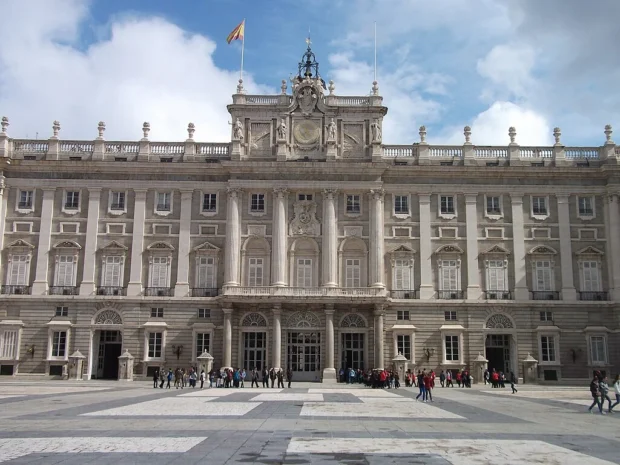Madrid, Spain, Royal Palace Madrid Exterior of the Royal Palace of Madrid, 2013 - 01