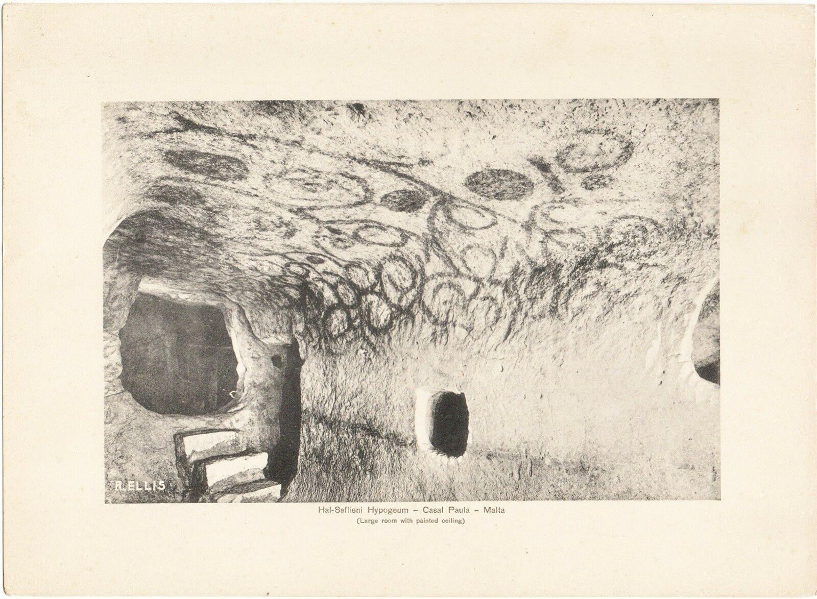Richard Ellis, Hal Saflieni Hypogeum (large room with painted ceiling)