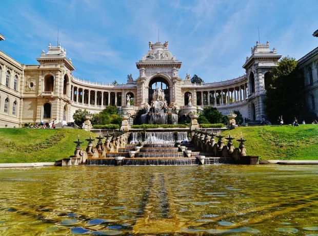 Marseille, France, Palais Longchamp Marseille Palais Longchamp Face Ouest 05
