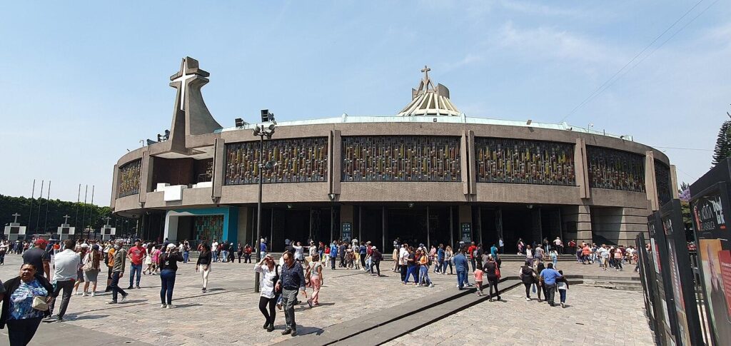 Main facade - New Basilica of Our Lady of Guadalupe - Mexico 2024