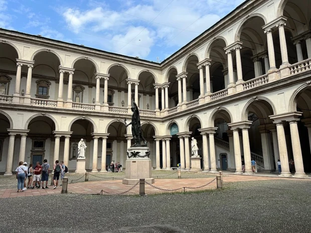 Milan, Italy, Brera Art Gallery Cour Intérieure Palais Brera - Milan (IT25) - 2022-09-03 - 4