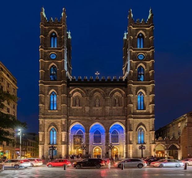 Montreal, Canada, Old Montreal Basílica de Notre-Dame, Montreal, Canadá, 2017-08-11, DD 20-22 HDR