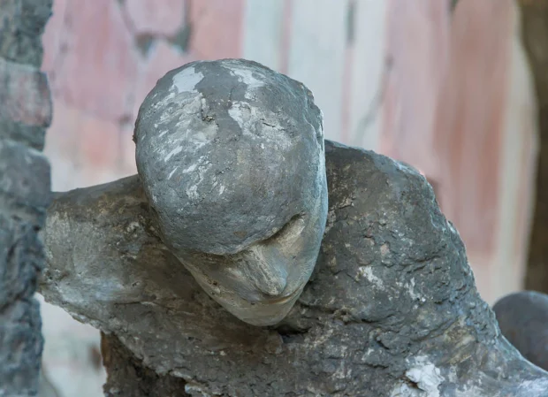 Naples, Italy, Pompeii Casts Cast victim eruptions Pompeii