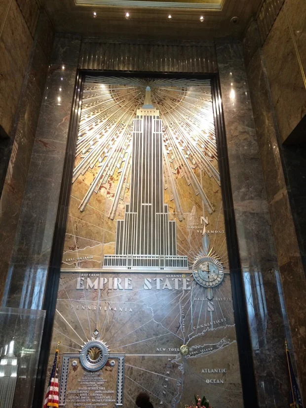 New York, United States, Empire State Building Lobby Empire State Building - (Interior) - New York - USA - panoramio