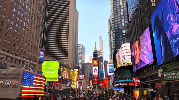 Times Square Lights and Movement: Navigate New York’s Iconic Crossroads