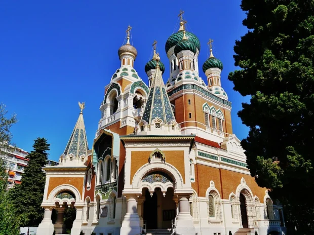 Nice Cathédrale Orthodoxe-Russe Saint-Nicolas Extérieure 02