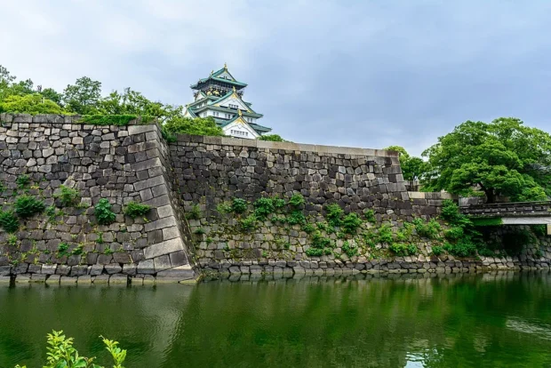 Osaka, Japan, Osaka Castle Moats Osaka Castle, Japan 2019-5 1