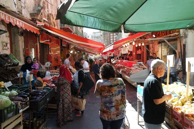 Palermo, Italy, Ballarò Market Mercato di Ballarò - panoramio