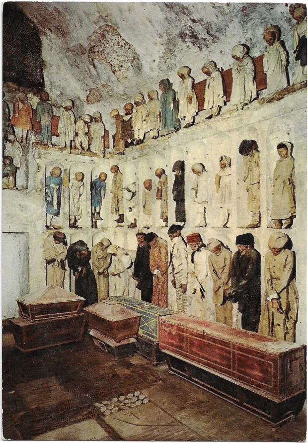 Palermo, Italy, Catacombe dei Cappuccini Catacombe dei Cappuccini, Sezione bambini (front)