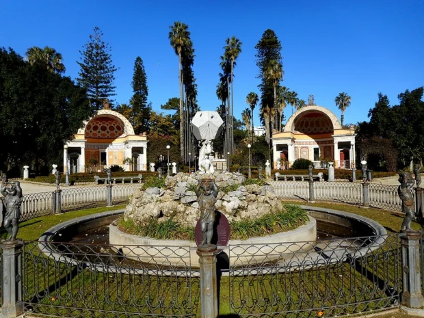 Palermo, Italy, Villa Giulia Villa Giulia piazzale centrale