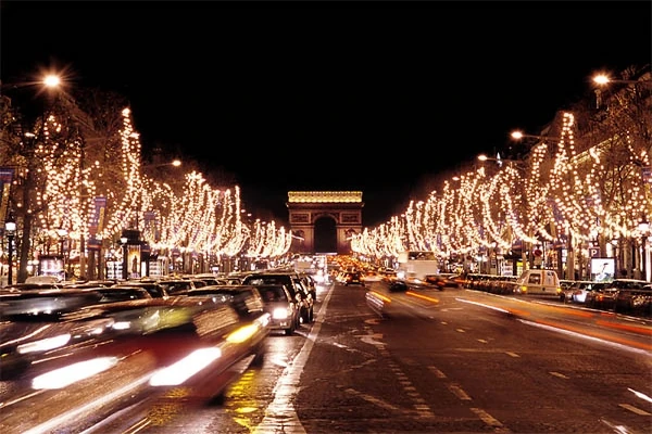 Paris, France, Champs Élysées Christmas Lights ChampsElyseesXmas2