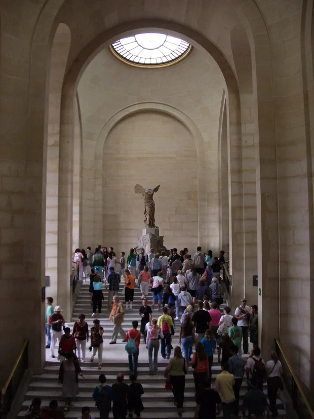 Paris, France, Louvre Winged Victory Musée du louvre winged victory of samothrace