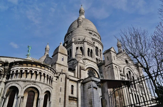 Paris, France, Sacre Coeur Dome Paris Basilique Sacré-Coeur Kuppel 1