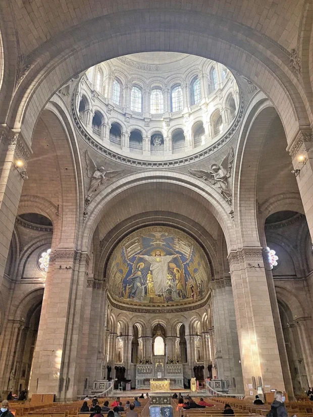 Paris, France, Sacre Coeur Interior Paris, Sacré Coeur, Innenansicht (2)