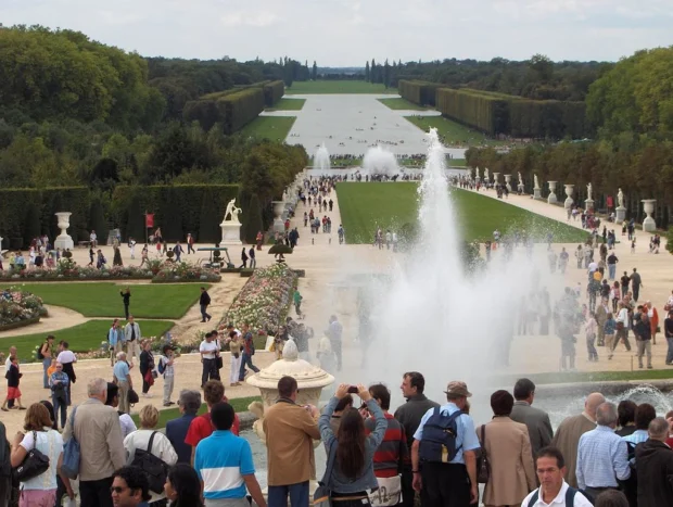 Paris, France, Versailles Fountains Park von Versailles