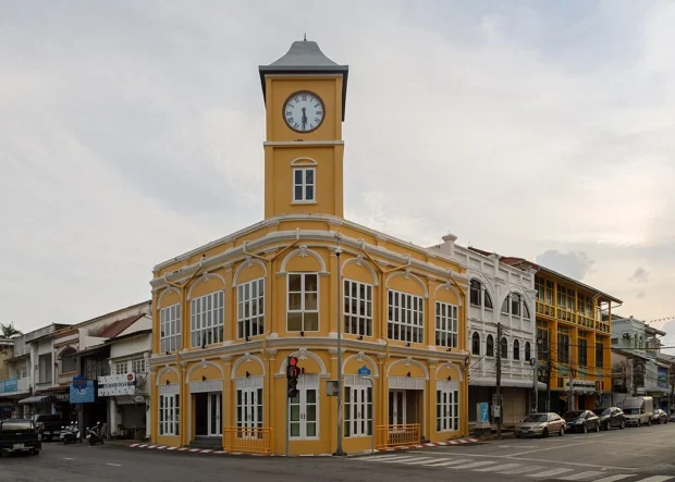 Phuket Island, Phuket, Thailand, Old Phuket Town Phuket Town Thailand-Phuket-Municipality-Police-Station-01
