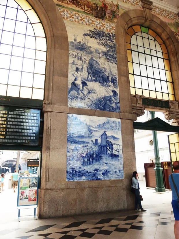 Porto, Portugal, São Bento Station Porto, São Bento station, azulejos (2)