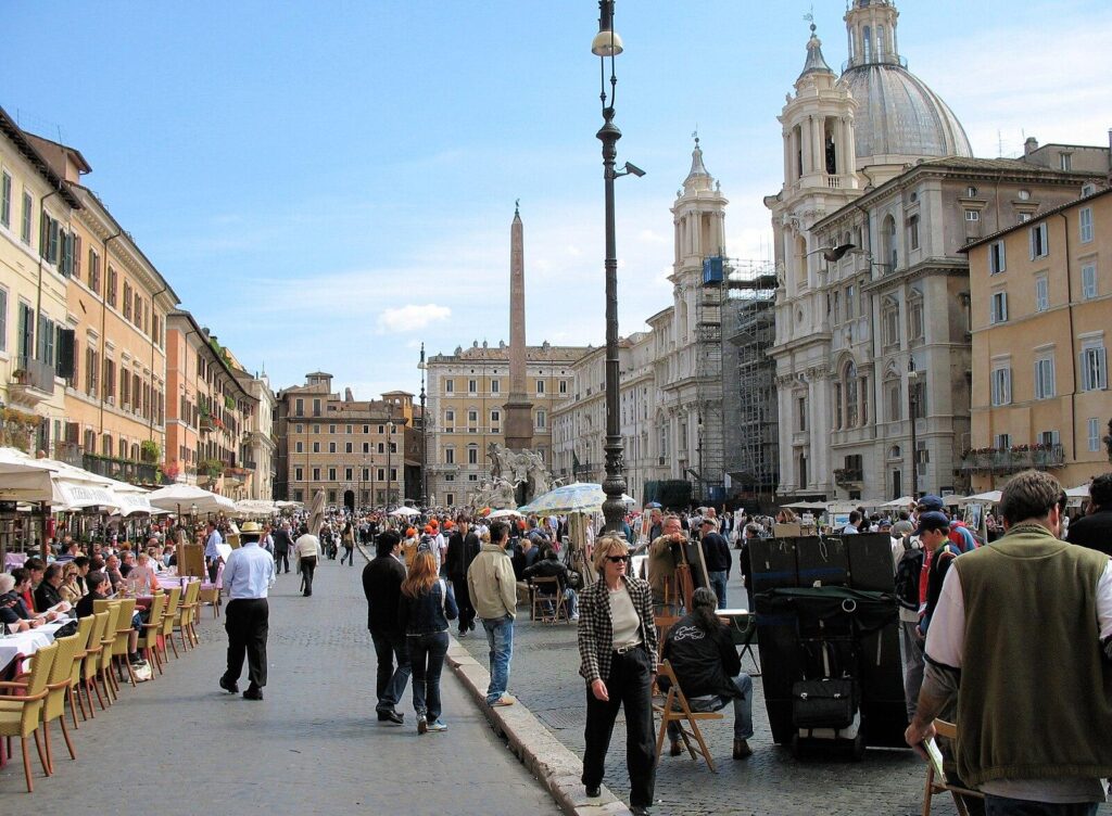 Piazza Navona, Rome, Italy in 2006