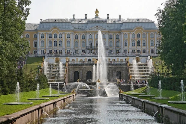 Saint Petersburg, Russia, Peterhof Palace Fountains .00 1005 Grand Peterhof Palace