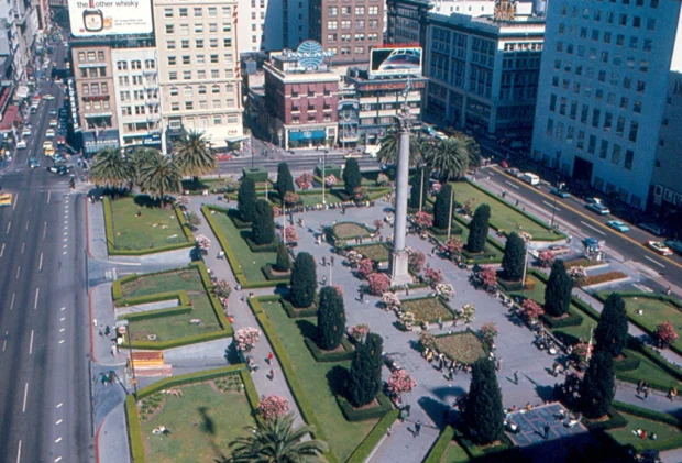 San Francisco, United States, Union Square San Francisco - Union Square from St. Francis Hotel