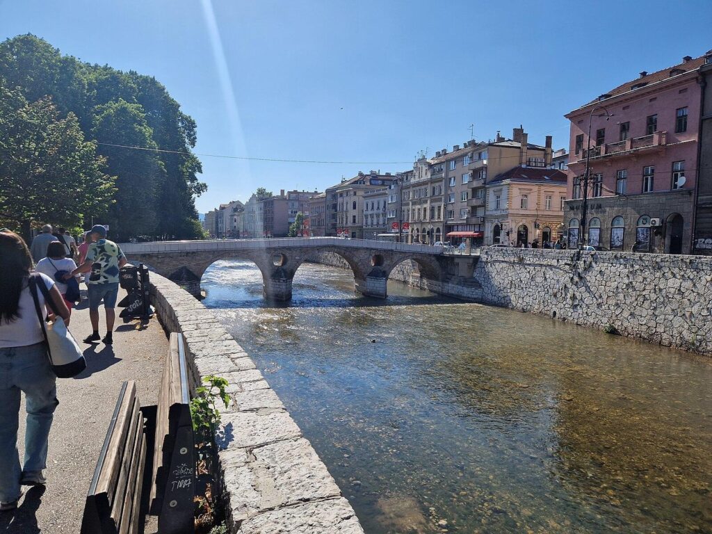 Latijnse Brug in Sarajevo