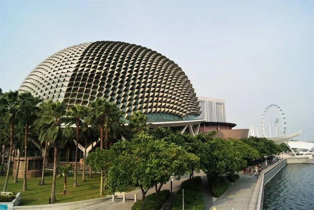 Esplanade Singapore from Esplanade Bridge