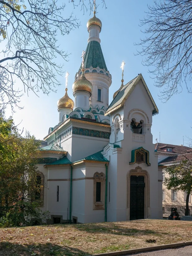 Sofia, Bulgaria, Russian Church Nikolaj church, Sofia (P1070761)